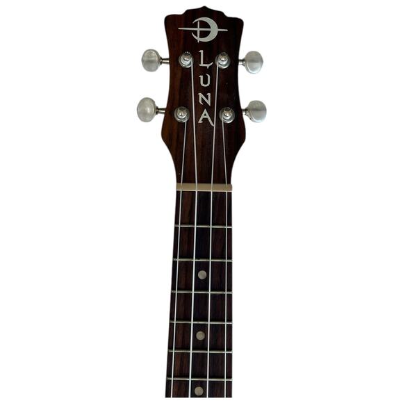 Luna Ukes UkeRadioactive Concert Ukulele w Case Mid Century Starburst Design - Picture 4 of 11